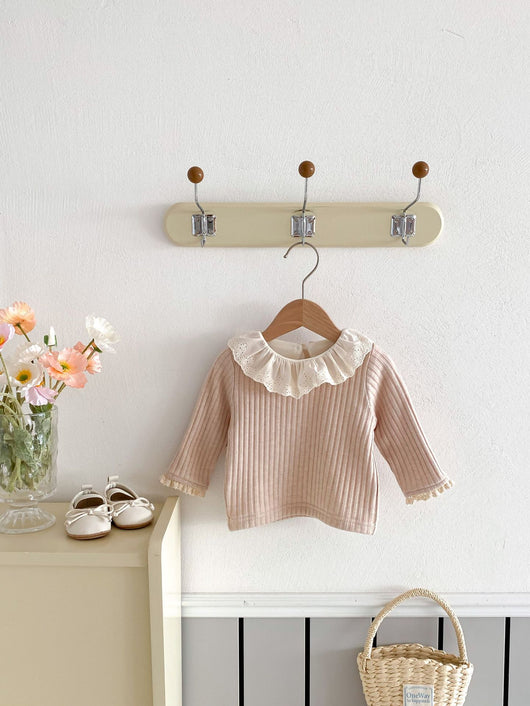 Blusa de Encaje con Cuello Peter Pan para Mujer - Image 33