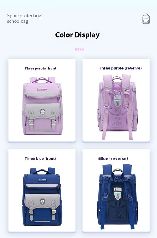 Mochila Escolar Ultraligera con Protección Dorsal para Primaria - Image 16
