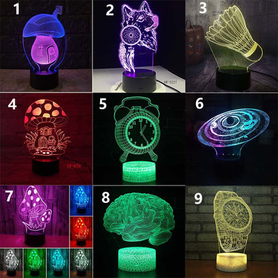 Lámpara LED de Escritorio con Control Remoto 3D y Colores Personalizables - Image 4