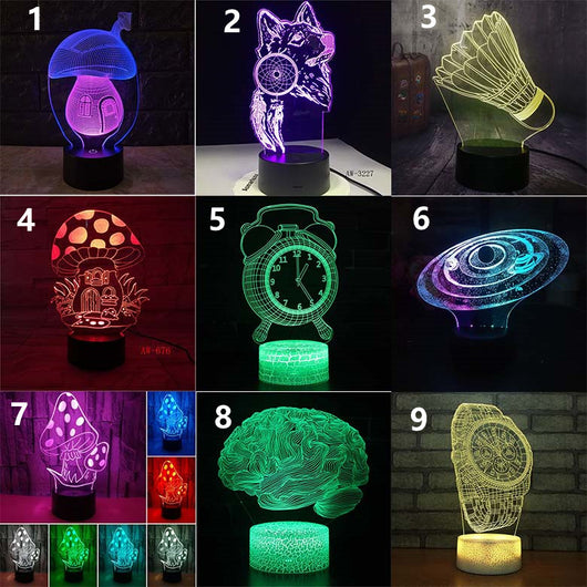 Lámpara LED de Escritorio con Control Remoto 3D y Colores Personalizables - Image 4