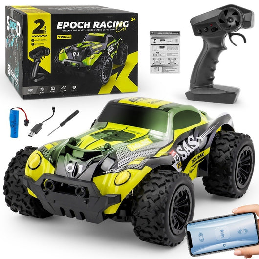 Auto Control Remoto 4x4 Todoterreno de Alta Velocidad con Ruedas Grandes - Image 20