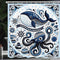 NavyBlueandWhite 90 X 180 Cm
