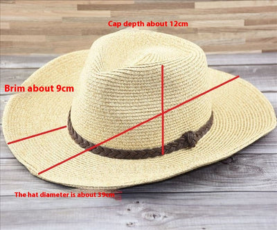 Sombrero de Paja Plegable con Ala Ancha para Hombre - Protección Solar Perfecta - Image 9