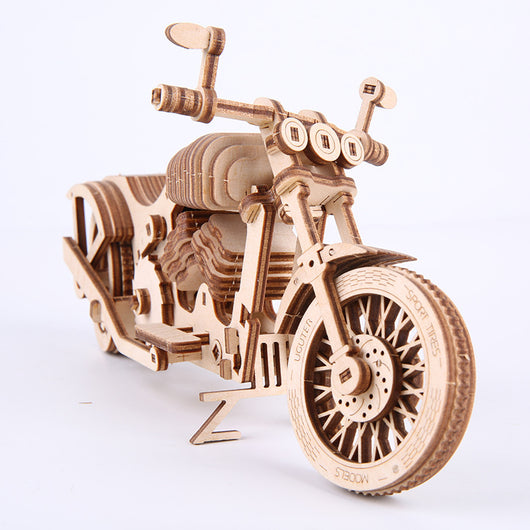 Rompecabezas 3D de Motocicleta - Juguete Creativo de Construcción - Image 7