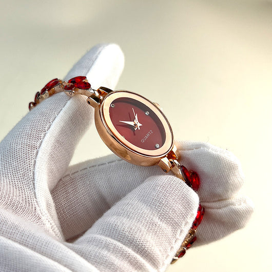 Reloj Pulsera Ovalado de Lujo Retro - Cuarzo de Alta Gama para Mujer - Image 29