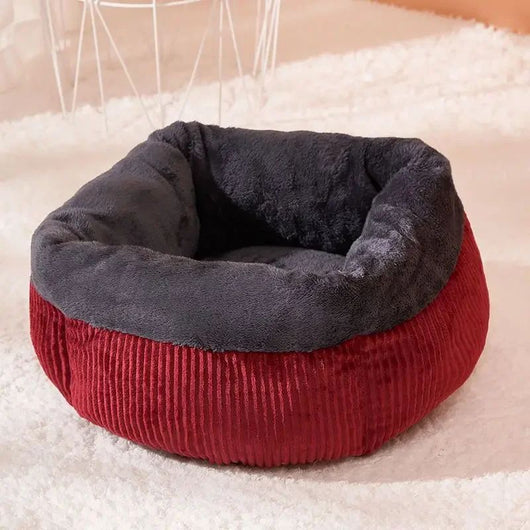 Cama Circular Lavable para Gatos y Perros - Nido Acogedor Antiestrés - Image 4