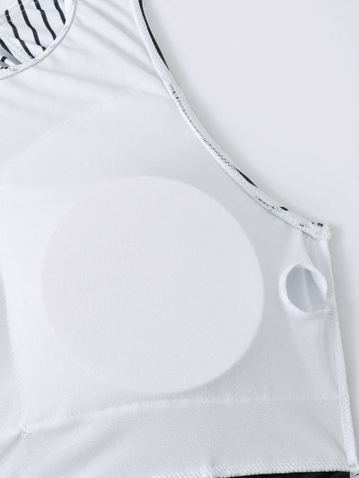 Traje de Baño Enterizo Estampado con Tirantes Ajustables para Mujer - Image 12