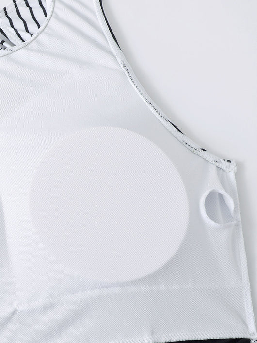 Traje de Baño Enterizo Estampado con Tirantes Ajustables para Mujer - Image 12