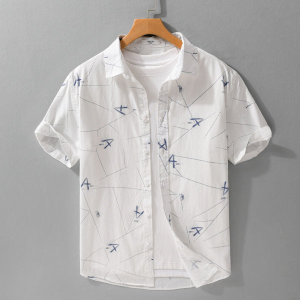 Playera Básica con Estampado de Letras