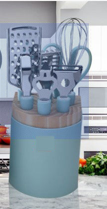 Set de Utensilios de Acero Inoxidable para Cocina - Pelador, Batidor de Huevos y Tijeras - Image 3