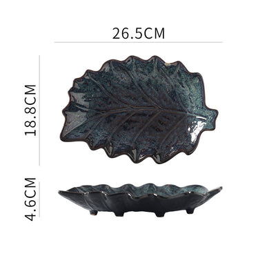 Plato de Cerámica Artesanal Hoja Japonesa - Diseño Exclusivo para tu Mesa - Image 20