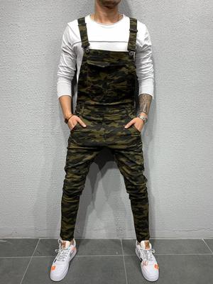 Pantalones Vaqueros Rotos con Tirantes - Image 7