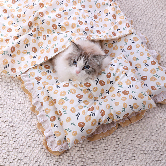 Cama Acolchada Tres Piezas para Gatos y Perros - Colchoneta de Algodón Premium - Image 3