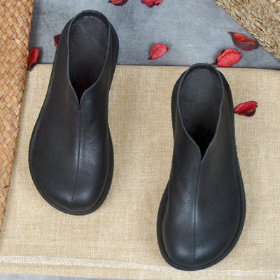 Sandalias Retro de Plataforma Mujer en Cuero - Image 3