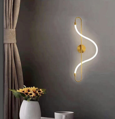 Lámpara de Pared LED Musical Note - Lujo Minimalista para Dormitorio y Sala de Estar - Image 8