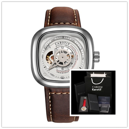 Reloj Mecánico Automático Cuadrado Hueco para Hombre - Estilo Hot Blast Dunk - Image 22