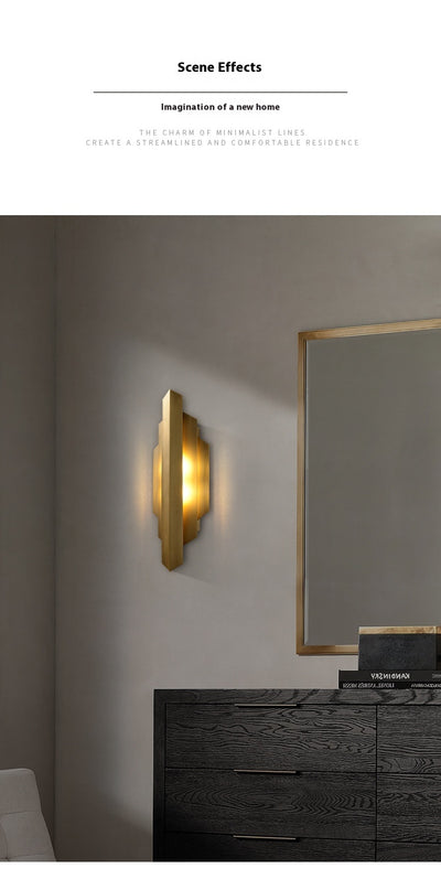 Lámpara de Pared Vintage en Cobre con Diseño Ornamental - Image 9