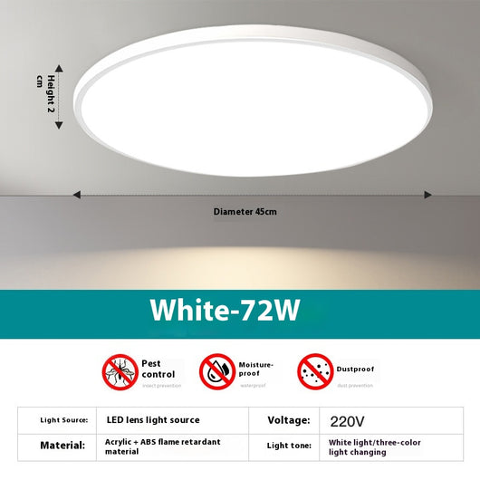 Lámpara de Techo LED Ultrafina Redonda para Sala - Image 5