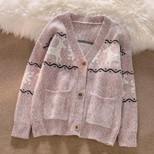 Cardigan Suelto de Punto Cómodo para Mujer - Image 3