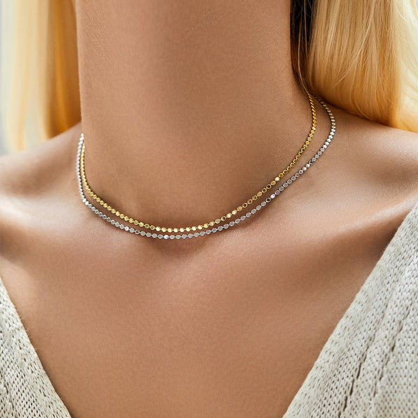 Gargantilla de Plata 925 Minimalista para Mujer