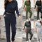 Sudadera Deportiva con Capucha y Costuras Decorativas - Conjunto Casual Cómodo