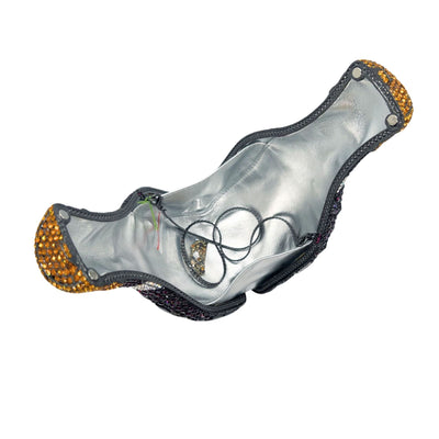 Bolso de Cena Elegante con Diseño de Botella de Champagne y Mano de Diamantes - Image 48