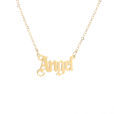 Collar Ángel con Letra Dorada - Image 11