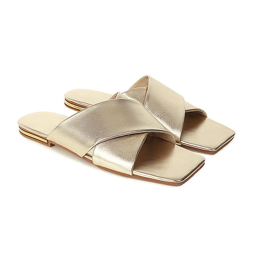 Sandalias Planas Cruzadas Cómodas para Mujer - Image 3