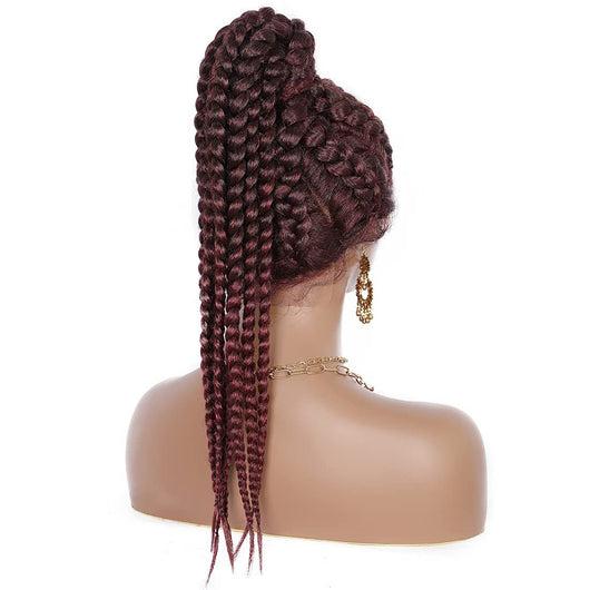 Gorro Tejido a Mano con Ocho Trenzas - Encaje Tradicional - Image 3