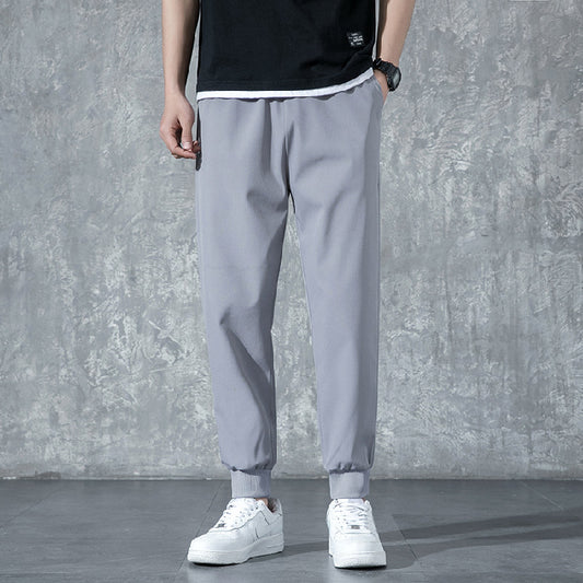 Pantalones Deportivos Hombre Rectos Sueltos y Secado Rápido