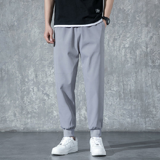 Pantalones Deportivos Hombre Rectos Sueltos y Secado Rápido