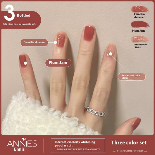 Set de Esmalte de Gel Nude Hielo Tricolor 2024 - Colección Jelly - Image 13