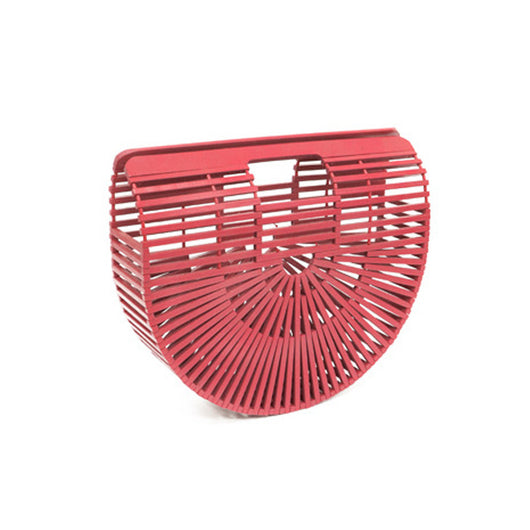 Bolsa de Playa Tejida en Bambú y Ratán - Bolso Creativo para Mujer - Image 22