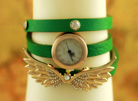 Reloj Pulsera Estilo Harajuku con Alas Retro Inspiración Coreana - Image 4