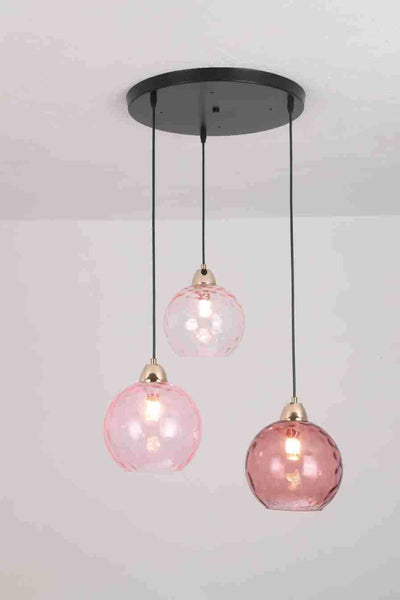 Lámpara Colgante de Cristal Ondulado con Diseño Minimalista Moderno - Image 17