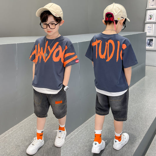 Playera Ejecutiva Manga Corta para Niño - Estilo Moderno - Image 7