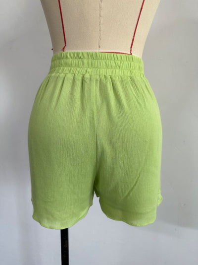 Conjunto de Blusa Suelta y Shorts Anchos con Solapas - Estilo Minimalista - Image 13