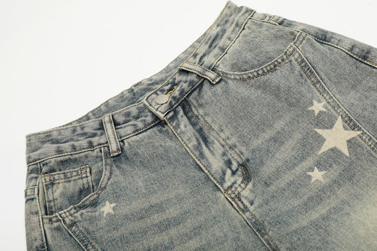 Pantalones Vaqueros de Algodón Desgastado con Estilo Vintage - Image 15