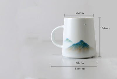 Taza Cerámica Río y Montaña Verde - Image 17