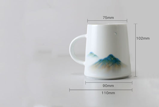 Taza Cerámica Río y Montaña Verde - Image 17