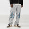 Pantalones Casuales Rectos Estampados Moda Europea y Americana