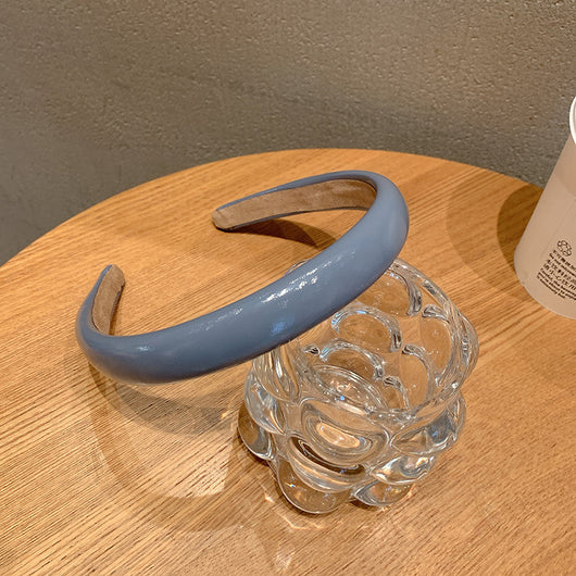 Diadema Retro de Satén con Esponja - Accesorio para Cabello Francés de Ancho Generoso - Image 108