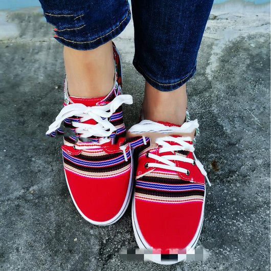 Zapatos Planos Casuales Estilo Étnico Europeo y Americano - Image 4
