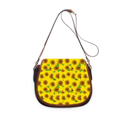 Bolso de Cuero para Mujer con Estampado de Girasoles - Image 14