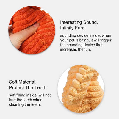Juguete Interactivo para Perros con Sonido Chirriante y Peluche Suave - Image 4