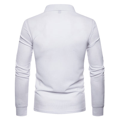 Camisa Casual de Manga Larga Slim Fit con Cuello de Color - Image 30