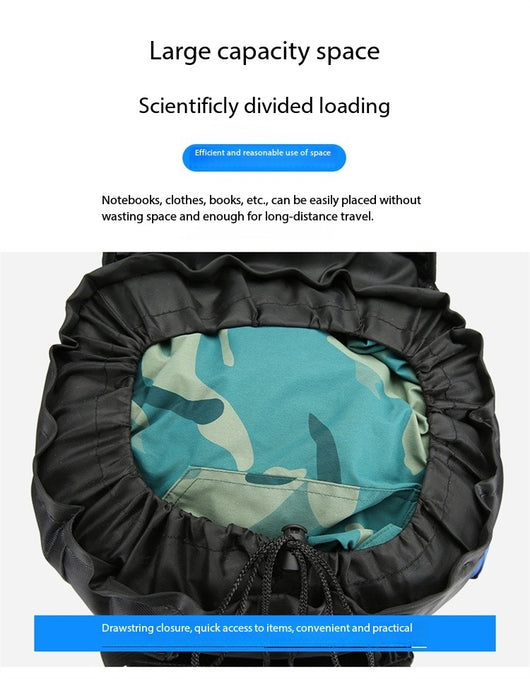 Mochila de Viaje 90L Impermeable para Senderismo y Trabajo - Image 10