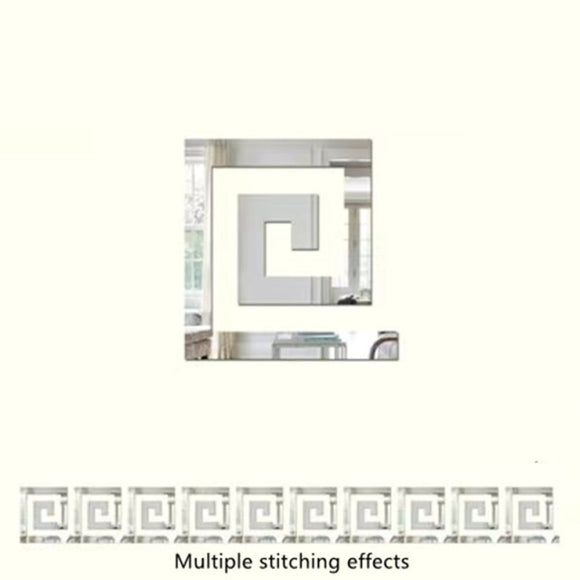Espejo de Pared Adhesivo Acrílico para Sala de Estar