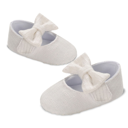 Botitas Tejidas de Lana con Moño para Bebé - Image 3