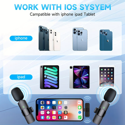 Micrófono Inalámbrico Profesional de Solapa para iPhone e iPad - Image 4